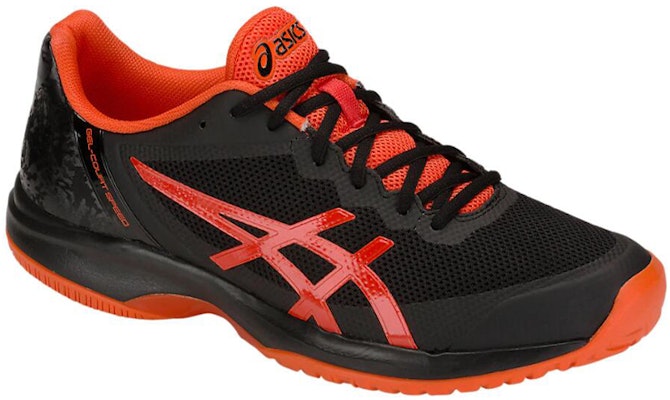 アシックス ゲルコートスピード 黒/赤 (Ashikku Gerukōto Supīdo Kuro/Aka) E800N-011 Lookbook アシックス ゲルコートスピード 黒/赤 (Ashikku Gerukōto Supīdo Kuro/Aka) E800N-011