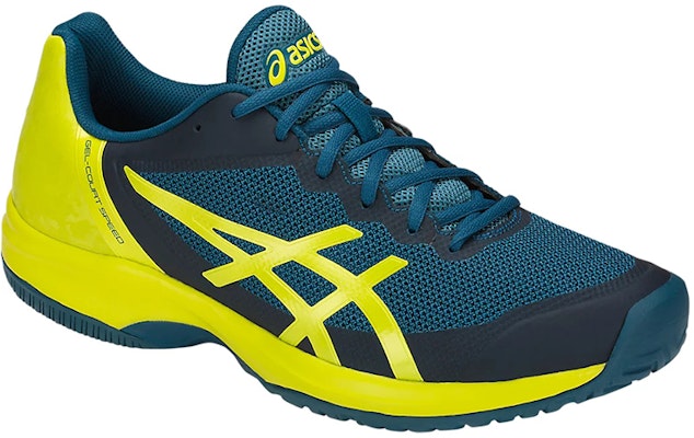 ASICS Gel-Court Speed 'Biru Kuning' E800N-4589 Shop ASICS Gel-Court Speed 'Biru Kuning' E800N-4589
