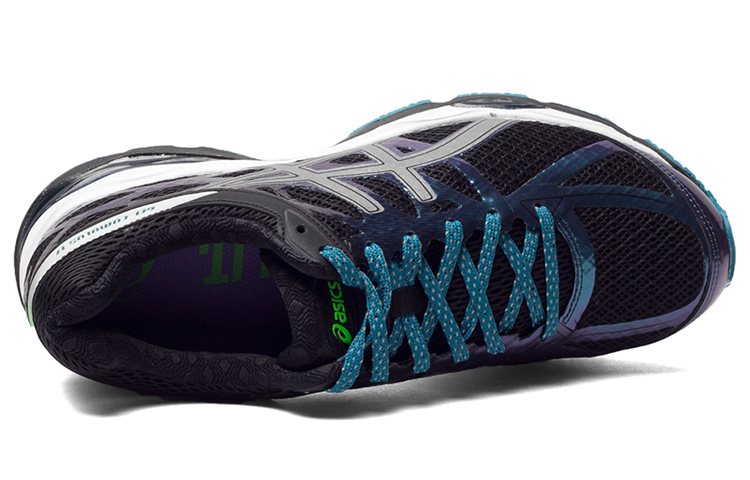 Shop アシックス ゲルクムラス17 ライトショー ネイビーシルバー T51PQ-9093