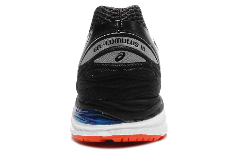 Lookbook ASICS Gel Cumulus 18 4E Lebar 'Putih Oranye Biru' Sneakers T6D0N-0193