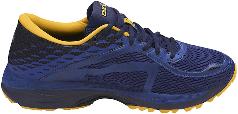 ASICS Gel-Cumulus 19 Gore-Tex 'Blue Yellow' T7C2N-4958 Order ASICS Gel-Cumulus 19 Gore-Tex 'Blue Yellow' T7C2N-4958