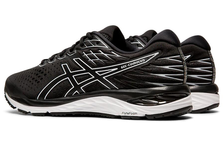 Shop ASICS Gel Cumulus 21 2E Wide ''Nero Bianco''. 1011A554-001