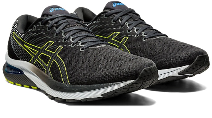 아식스 젤-커뮬러스 22 (2E) 블랙/옐로우 1011A860-020 Lookbook 아식스 젤-커뮬러스 22 (2E) 블랙/옐로우 1011A860-020