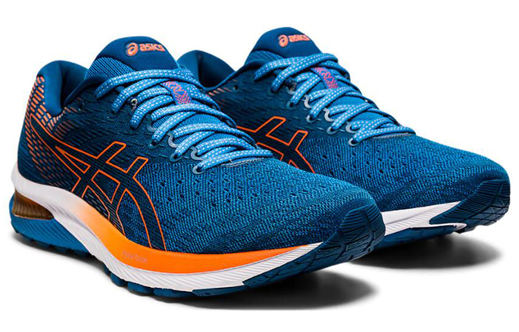 Lookbook アシックス ゲルクムラス 22 青/橙 1011B273-405