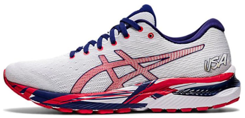 아식스 젤 쿠뮬러스 22 'USA' 에디션 1011B107-100 Buy 아식스 젤 쿠뮬러스 22 'USA' 에디션 1011B107-100