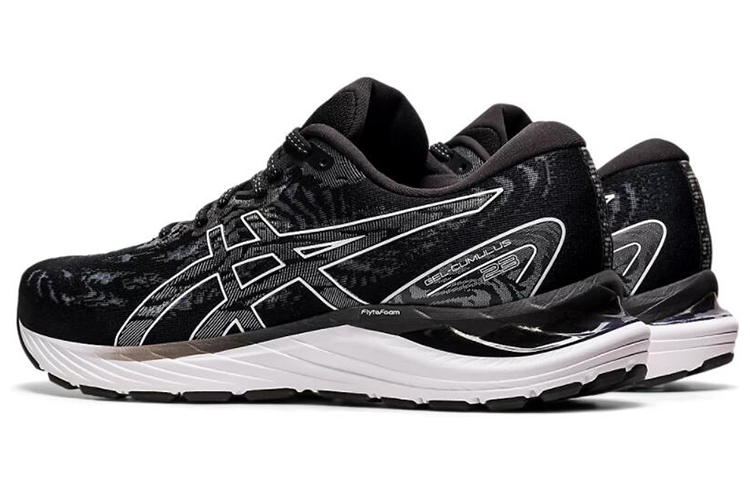 Shop ASICS Gel Cumulus 23 4E Wide 'Hitam Putih' 1011B011-001
