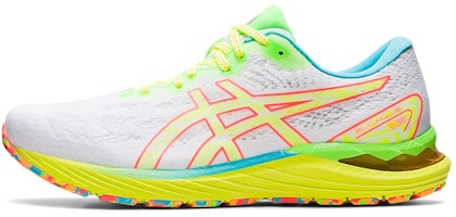 ASICS Gel Cumulus 23 'White Safety Yellow' 1011B419-100 ASICS Gel Cumulus 23 'White Safety Yellow' 1011B419-100