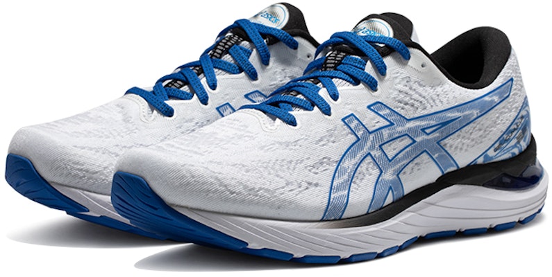 아식스 젤 쿠뮬러스 23 '화이트 참치 블루' 1011B424-100 Lookbook 아식스 젤 쿠뮬러스 23 '화이트 참치 블루' 1011B424-100