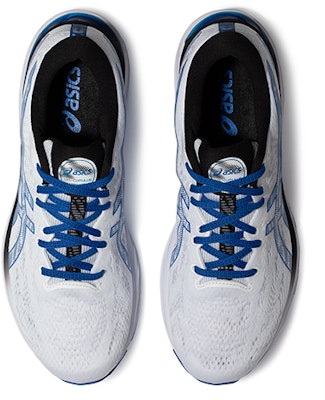 아식스 젤 쿠뮬러스 23 '화이트 참치 블루' 1011B424-100 Shop 아식스 젤 쿠뮬러스 23 '화이트 참치 블루' 1011B424-100