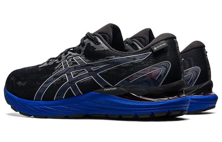 Shop ASICS Gel Cumulus 23 Gore-Tex 'Hitam Biru' 1011B257-001