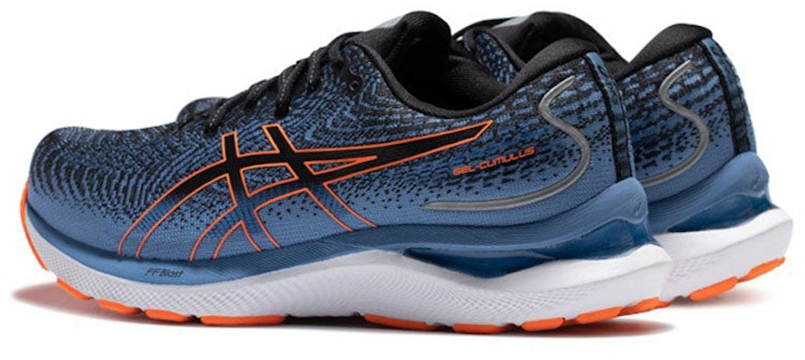 ASICS Gel Cumulus 24 4E Wide 'Hitam Oren Mengejut' 1011B367-003 Lookbook ASICS Gel Cumulus 24 4E Wide 'Hitam Oren Mengejut' 1011B367-003