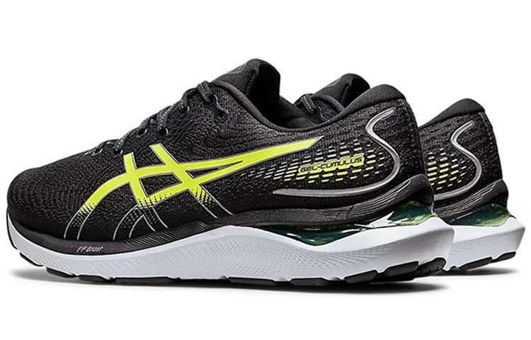 Shop ASICS Gel Cumulus 24 ''Schwarz Hazard Grün'' 1011B366-002