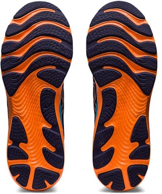 아식스 젤 쿠멀러스 24 '인디고 블루 선 피치' 1011B366-402 Sizing 아식스 젤 쿠멀러스 24 '인디고 블루 선 피치' 1011B366-402