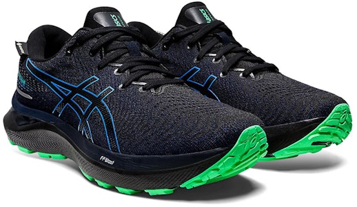 ASICS Gel Cumulus 24 GORE-TEX 'Black Blue Coast' Lelaki Kasut Lari 1011B484-001 Lookbook ASICS Gel Cumulus 24 GORE-TEX 'Black Blue Coast' Lelaki Kasut Lari 1011B484-001