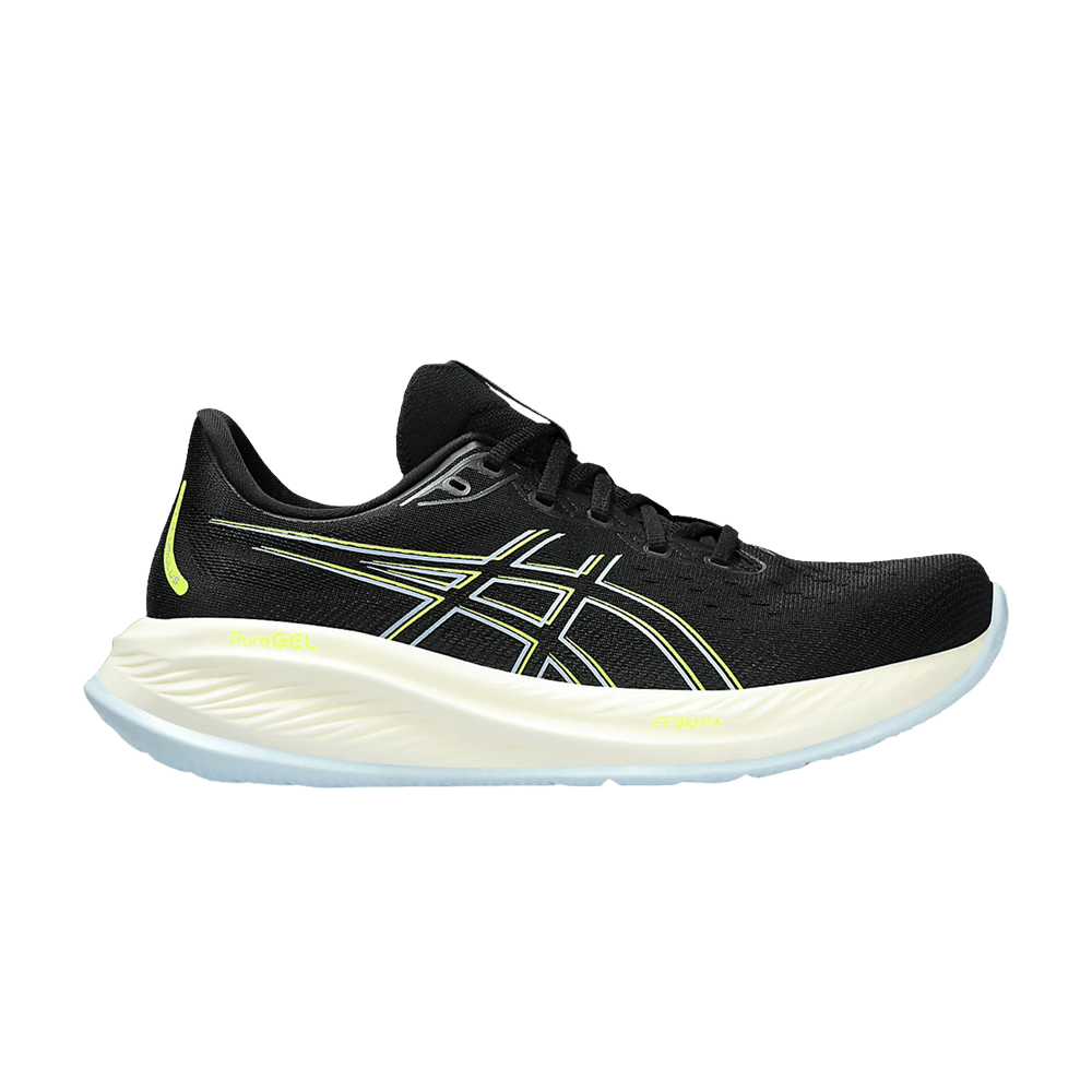 ASICS Gel Cumulus 26 2E Wide 'Black Safety Yellow'