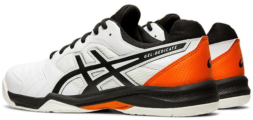 ASICS Gel Dedicate 6 'Putih Hitam' 1041A074-100 Lookbook ASICS Gel Dedicate 6 'Putih Hitam' 1041A074-100
