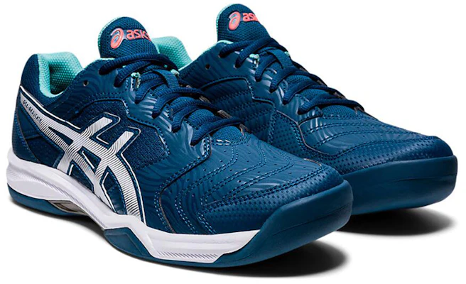 ASICS Gel Dedicate 6 Indoor ''Mako Blue White'' Scarpe da Tennis Indoor. 1041A081-404 Lookbook ASICS Gel Dedicate 6 Indoor ''Mako Blue White'' Scarpe da Tennis Indoor. 1041A081-404