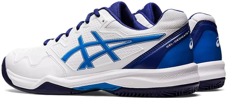 ASICS Gel Dedicate 7 Clay ''Blanc Bleu Électrique'' 1041A224-103 Shop ASICS Gel Dedicate 7 Clay ''Blanc Bleu Électrique'' 1041A224-103