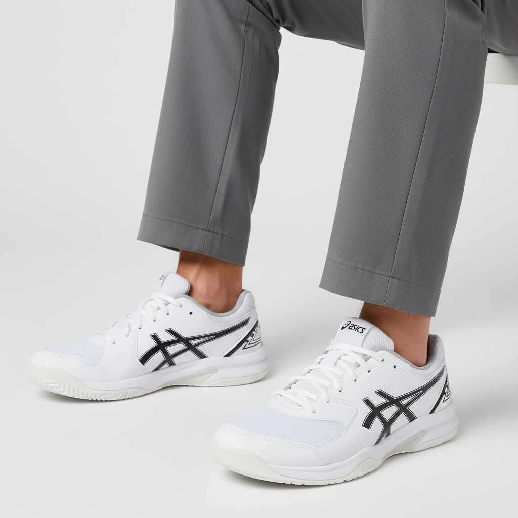 Order ASICS Gel Dedicate 8 'Putih Hitam' 1041A408-101