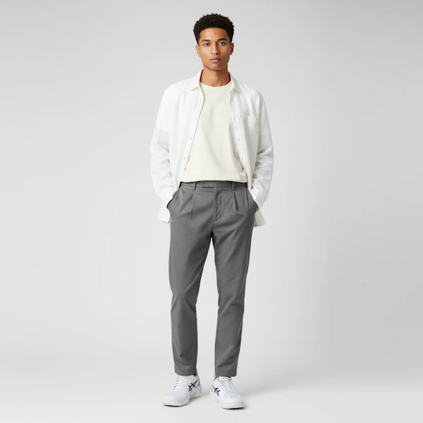 ASICS Gel Dedicate 8 'Putih Hitam' 1041A408-101 Lookbook ASICS Gel Dedicate 8 'Putih Hitam' 1041A408-101