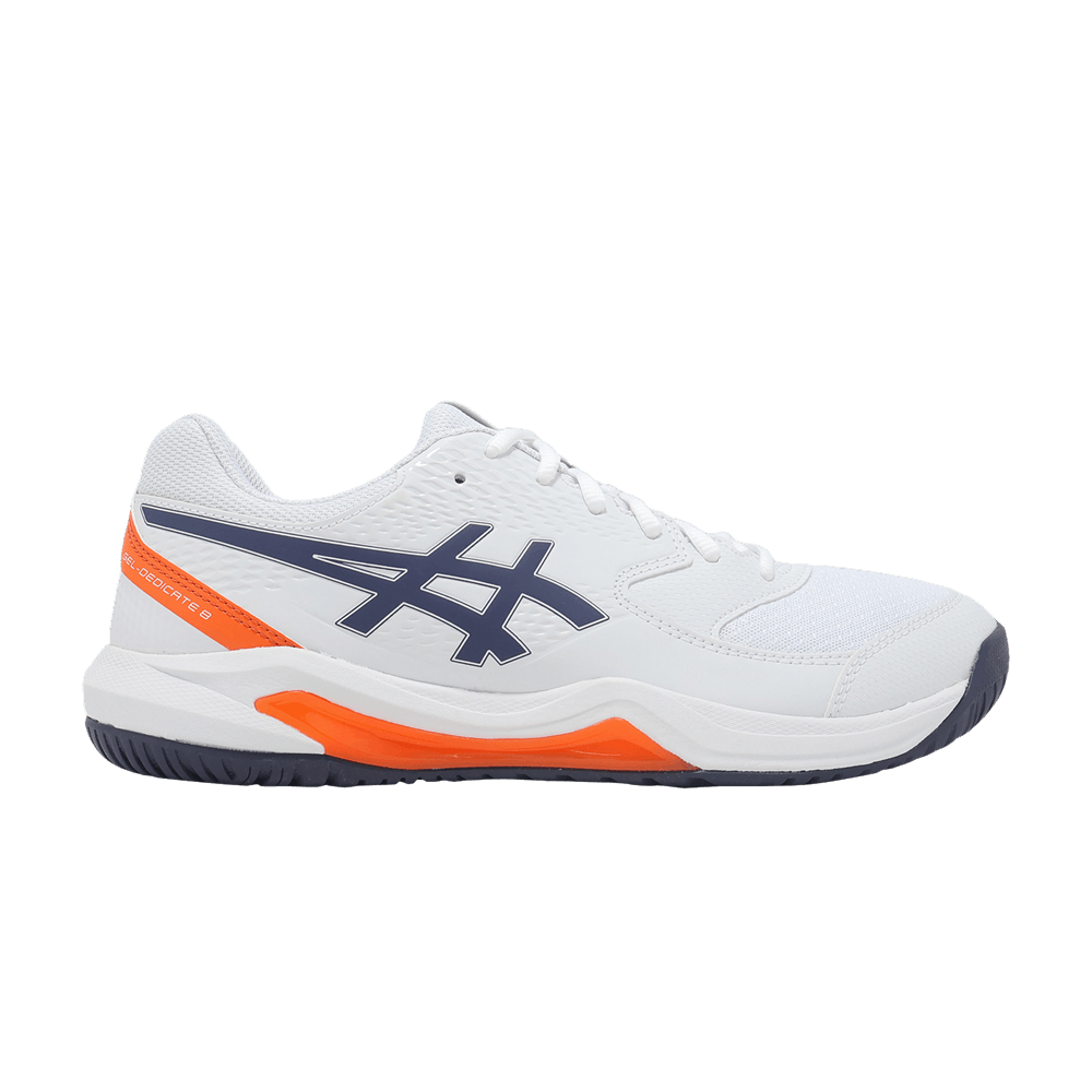 ASICS Gel Dedicate 8 'White Indigo Fog Orange' 1041A408-110