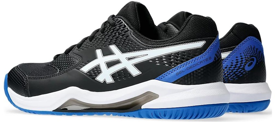ASICS Gel Dedicate 8 Wide 'Black Tuna Blue' 1041A410-002 Shop ASICS Gel Dedicate 8 Wide 'Black Tuna Blue' 1041A410-002