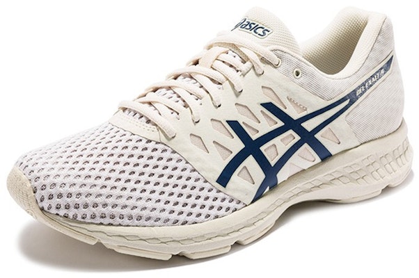 Asics Gel-Exalt 4 經典拼色休閒 低筒 跑步鞋 男款 米白藍 Order Asics Gel-Exalt 4 經典拼色休閒 低筒 跑步鞋 男款 米白藍
