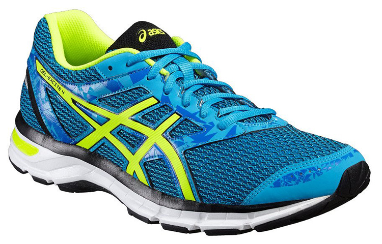 Lookbook Asics Gel-Excite 4 低筒跑步鞋 藍黃色