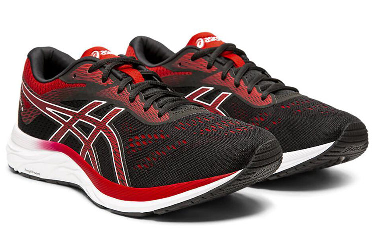 Lookbook ASICS Gel Excite 6 Largeur 4E ''Noir Rouge Speed'' 1011A166-005