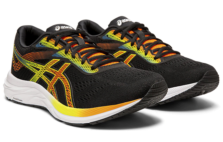 Lookbook ASICS Gel Excite 6 ''Noir Orange Électrique'' 1011A165-006