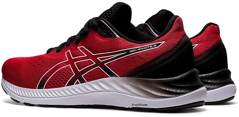 アシックス ゲルエキサイト 8 赤/黒 1011B036-601 Shop アシックス ゲルエキサイト 8 赤/黒 1011B036-601