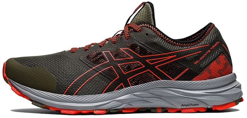 ASICS Gel Excite Trail 'Mantle Green Cherry Tomato' dalam Hijau Mantel & Tomato Ceri 1011B194-300 Buy ASICS Gel Excite Trail 'Mantle Green Cherry Tomato' dalam Hijau Mantel & Tomato Ceri 1011B194-300