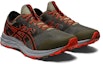 Lookbook ASICS Gel Excite Trail 'Mantle Green Cherry Tomato' dalam Hijau Mantel & Tomato Ceri 1011B194-300