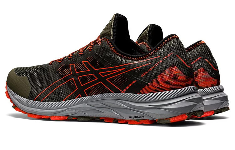 Shop ASICS Gel Excite Trail 'Mantle Green Cherry Tomato' 1011B194-300