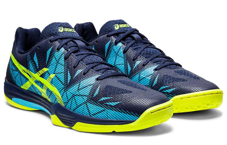 Lookbook Asics Gel-Fastball 3 藍黃 跑步鞋