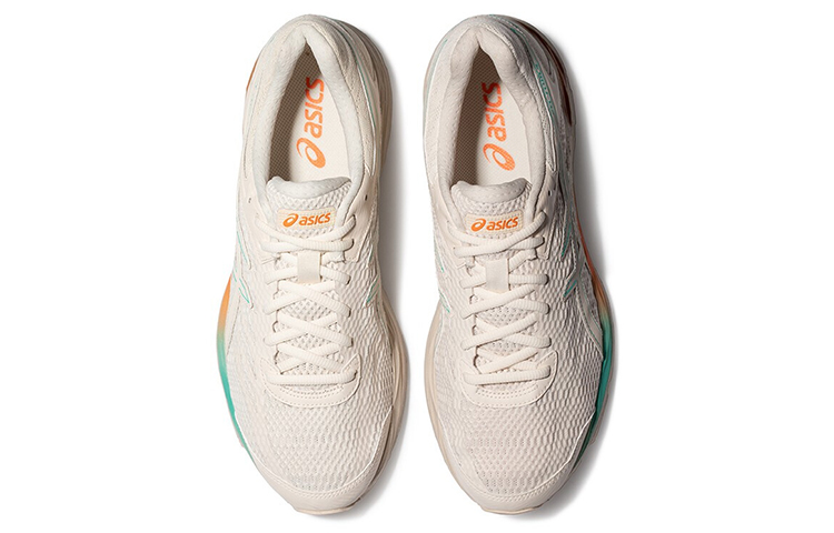 Lookbook アシックス ゲルフラックス4 白/緑 1011A614-110