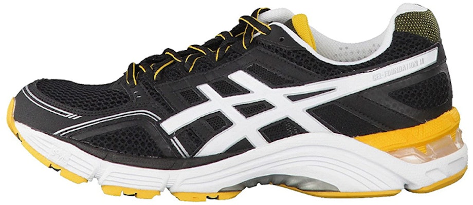 ASICS Gel-Foundation 11 'Negro Blanco Amarillo' T2A2N-9001 Buy ASICS Gel-Foundation 11 'Negro Blanco Amarillo' T2A2N-9001