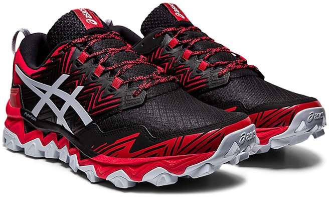 ASICS Gel-Fuji Trabuco 8 (2E) 'Hitam Merah' Sepatu Lari 1011A669-600 Lookbook ASICS Gel-Fuji Trabuco 8 (2E) 'Hitam Merah' Sepatu Lari 1011A669-600