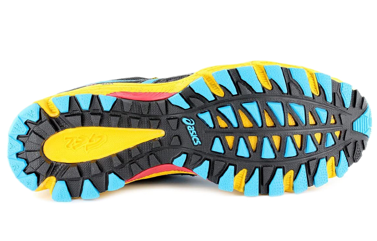 Shop ASICS Gel Fujiattack ''Grafietgrijs Blauw'' T220N-9061