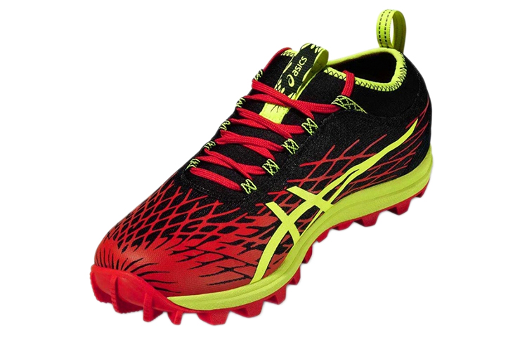 Lookbook 아식스 젤-후지런네가드2 블랙/레드/옐로우 T633N-0907