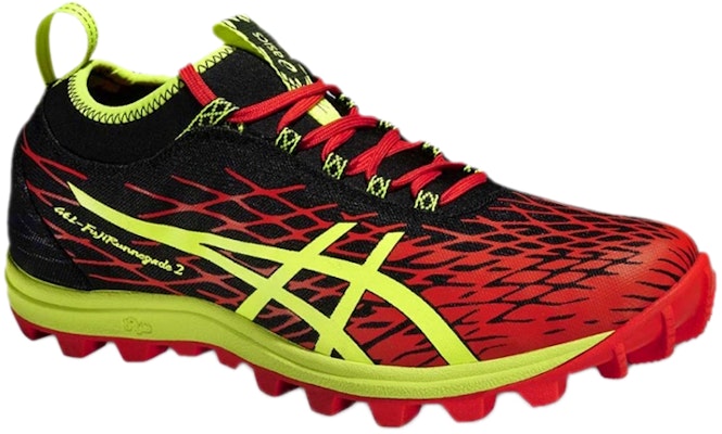 아식스 젤-후지런네가드2 블랙/레드/옐로우 T633N-0907 Shop 아식스 젤-후지런네가드2 블랙/레드/옐로우 T633N-0907