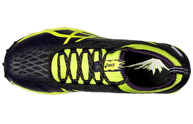 Shop ASICS Gel-Fujirunnegade 2 黑黄 运动鞋 T633N-9007