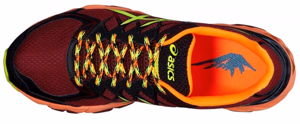 ASICS Gel-FujiTrabuco 4 'Yellow Brown Red' T5L1N-2907 Shop ASICS Gel-FujiTrabuco 4 'Yellow Brown Red' T5L1N-2907