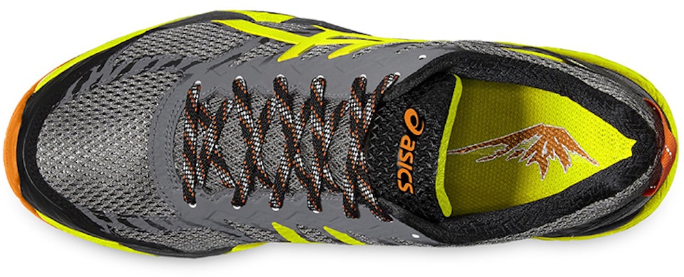 ASICS GEL-FujiTrabuco 5 G-TX 'Grey Yellow' T6J1N-9607 Shop ASICS GEL-FujiTrabuco 5 G-TX 'Grey Yellow' T6J1N-9607
