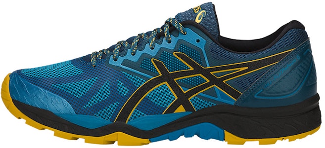 Asics Gel-FujiTrabuco 6 減震防滑運動跑步鞋 藍黃拼色 Buy Asics Gel-FujiTrabuco 6 減震防滑運動跑步鞋 藍黃拼色