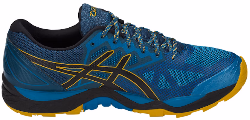 ASICS Gel-FujiTrabuco 6 'Biru Kuning Colorblock' T7E4N-4690 Order ASICS Gel-FujiTrabuco 6 'Biru Kuning Colorblock' T7E4N-4690