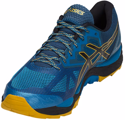 ASICS Gel-FujiTrabuco 6 'Biru Kuning Colorblock' T7E4N-4690 Shop ASICS Gel-FujiTrabuco 6 'Biru Kuning Colorblock' T7E4N-4690