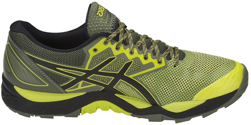 Asics Gel-FujiTrabuco 6 舒適透氣 拼色低筒跑步鞋 黃黑 Order Asics Gel-FujiTrabuco 6 舒適透氣 拼色低筒跑步鞋 黃黑