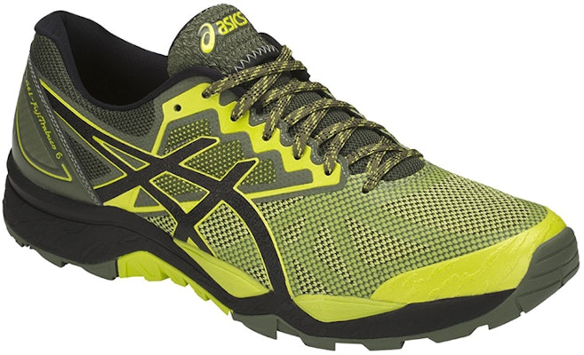 Asics Gel-FujiTrabuco 6 舒適透氣 拼色低筒跑步鞋 黃黑 Lookbook Asics Gel-FujiTrabuco 6 舒適透氣 拼色低筒跑步鞋 黃黑