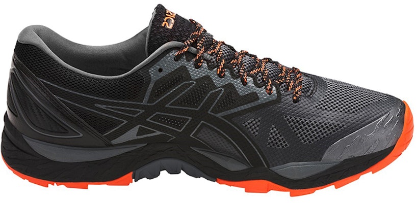 Asics GEL-FujiTrabuco 7 耐磨 低筒 跑步鞋 男款 黑灰橙 Order Asics GEL-FujiTrabuco 7 耐磨 低筒 跑步鞋 男款 黑灰橙